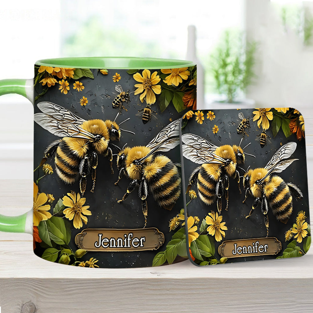Bee Garden - Personalized Gardening Accent Mug