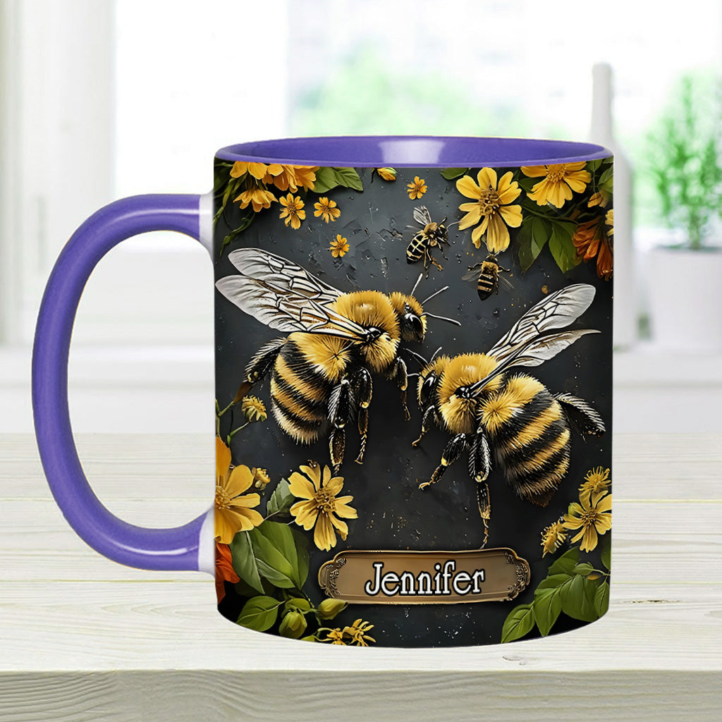 Bee Garden - Personalized Gardening Accent Mug