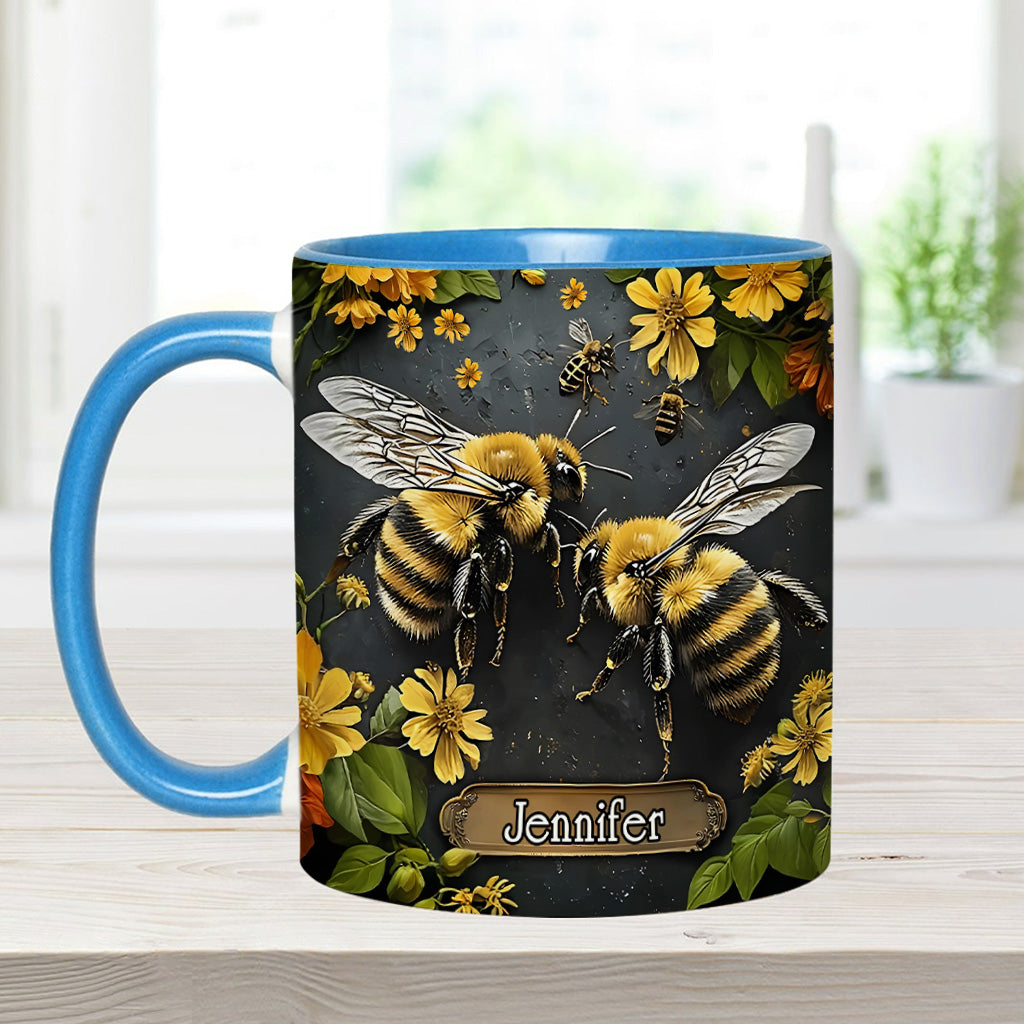 Bee Garden - Personalized Gardening Accent Mug