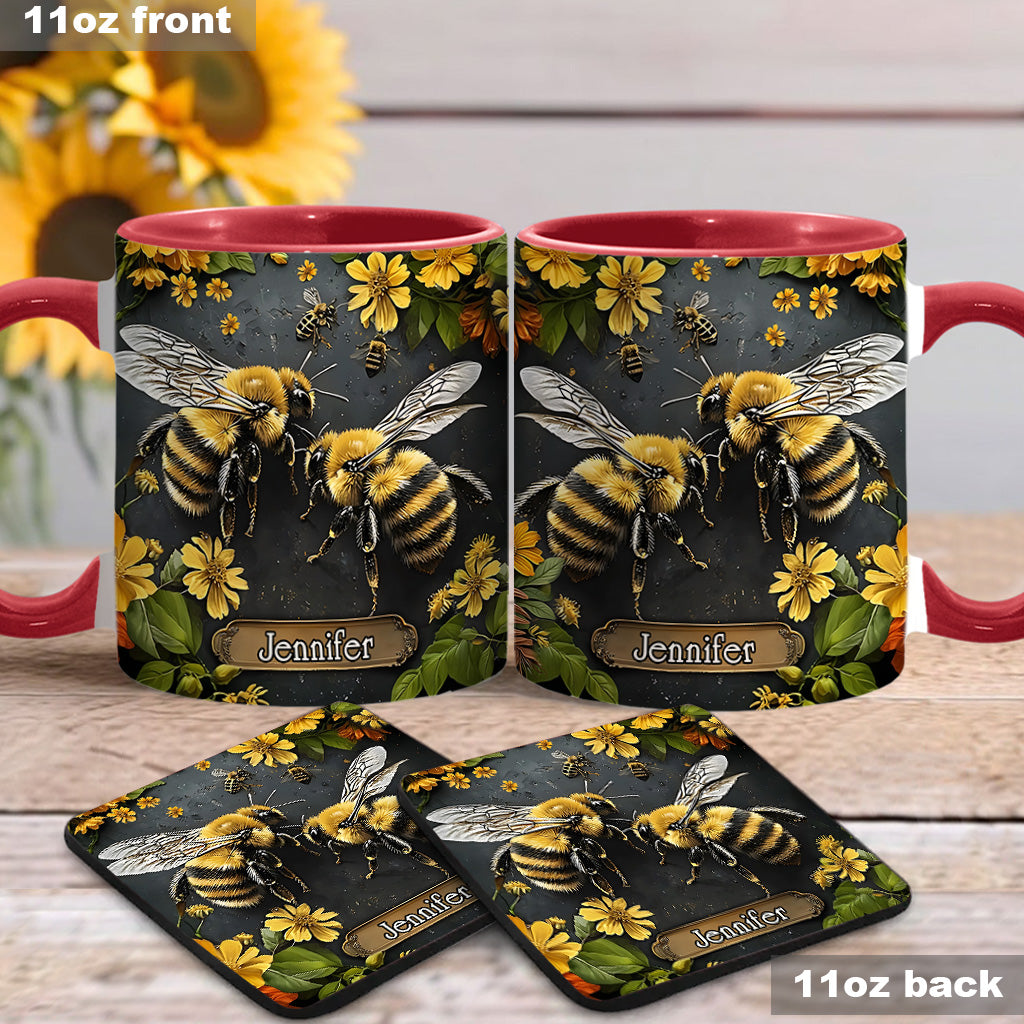 Bee Garden - Personalized Gardening Accent Mug