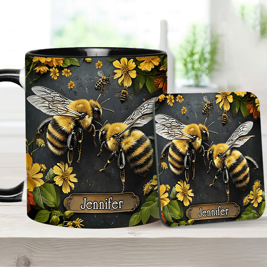 Bee Garden - Personalized Gardening Accent Mug