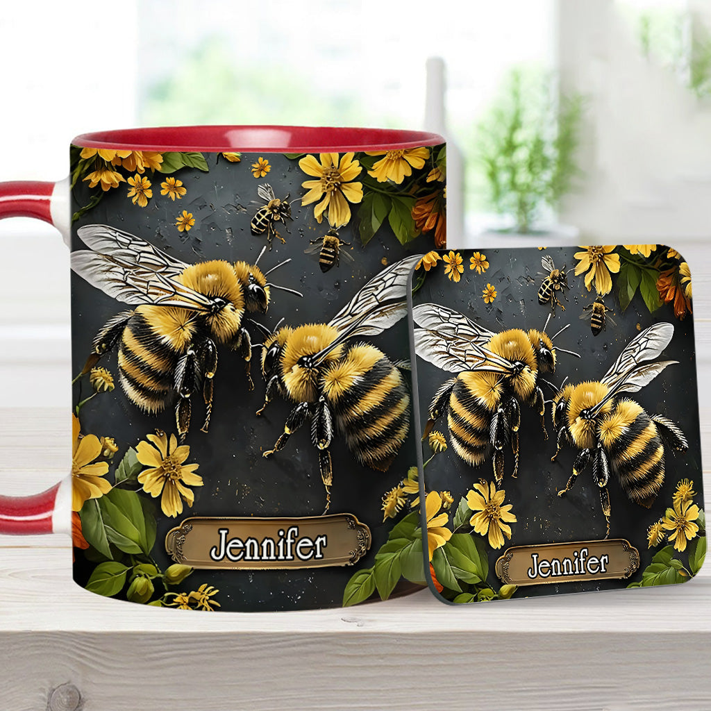 Bee Garden - Personalized Gardening Accent Mug