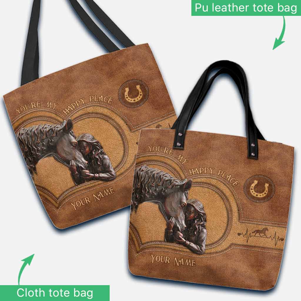 Du bist mein Wohlfühlort – personalisierte Pferde-Tragetasche