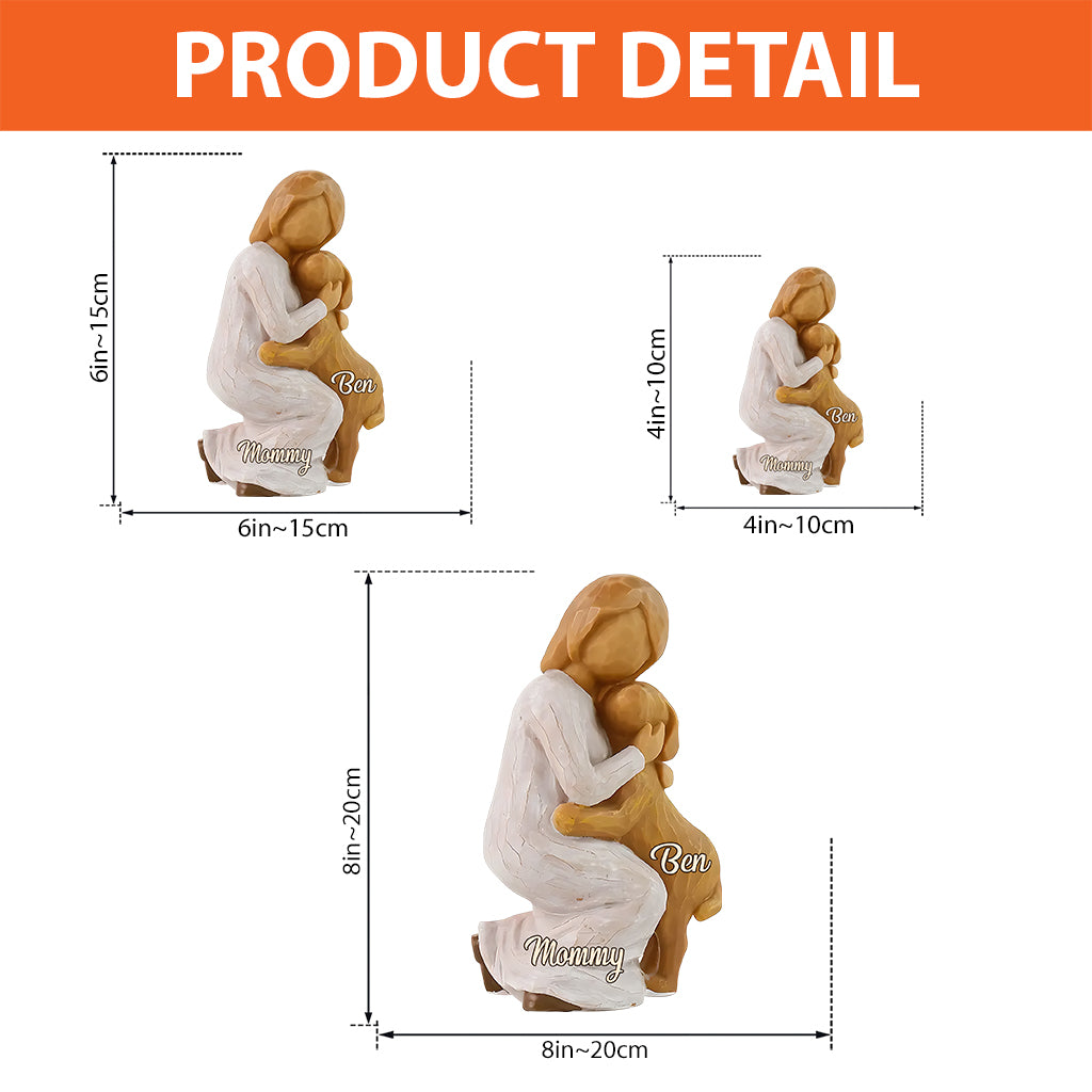 Hundemama – Personalisierte Acrylplakette in Hundeform