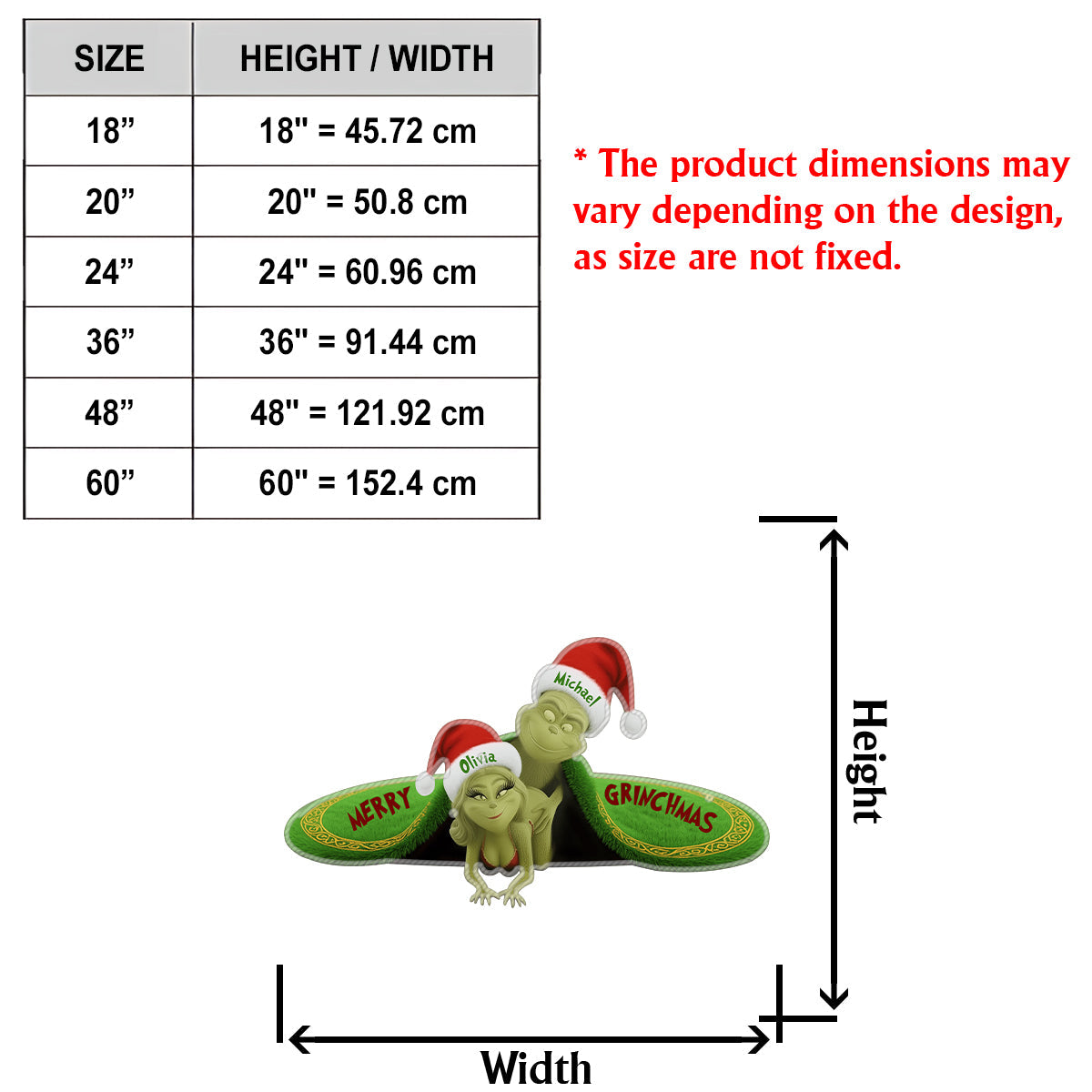 Cadeau de Noël amusant pour couple - Étole de Noël personnalisée, tapis tufté antidérapant
