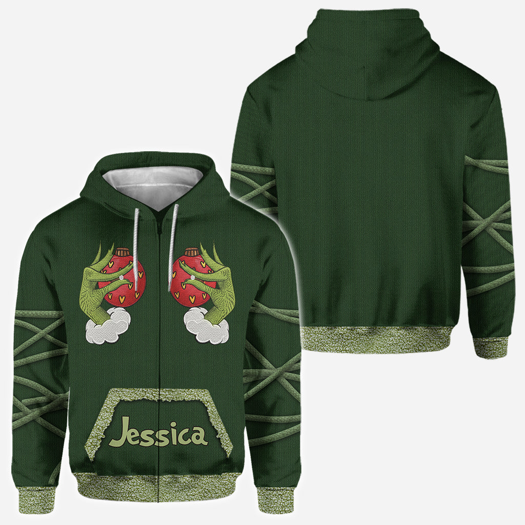 Grinchmas 2025 - Personalized Stole Christmas All Over Shirt