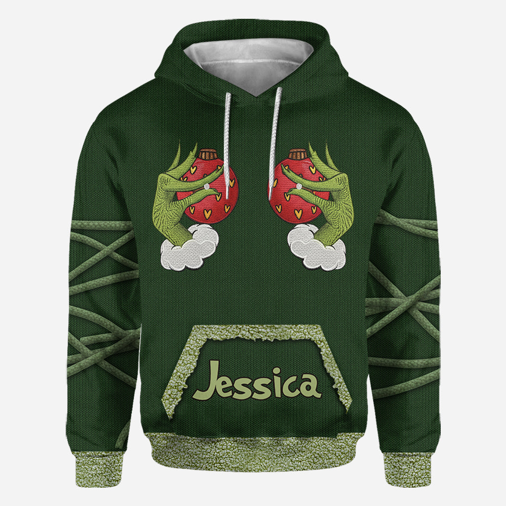 Grinchmas 2025 - Personalized Stole Christmas All Over Shirt