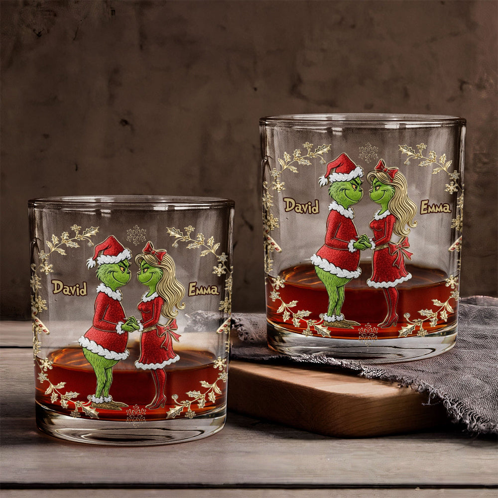 Ich liebe dich – Personalisierte Stola, Weihnachtswhiskyglas