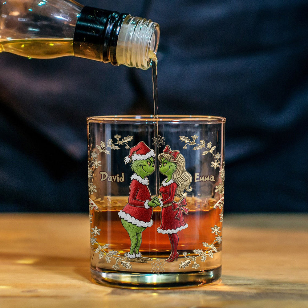 Ich liebe dich – Personalisierte Stola, Weihnachtswhiskyglas