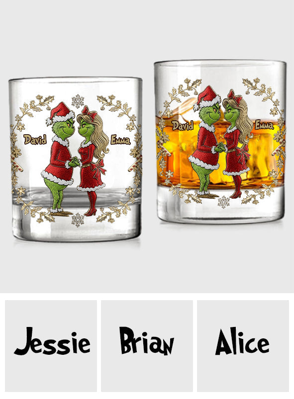 Ich liebe dich – Personalisierte Stola, Weihnachtswhiskyglas