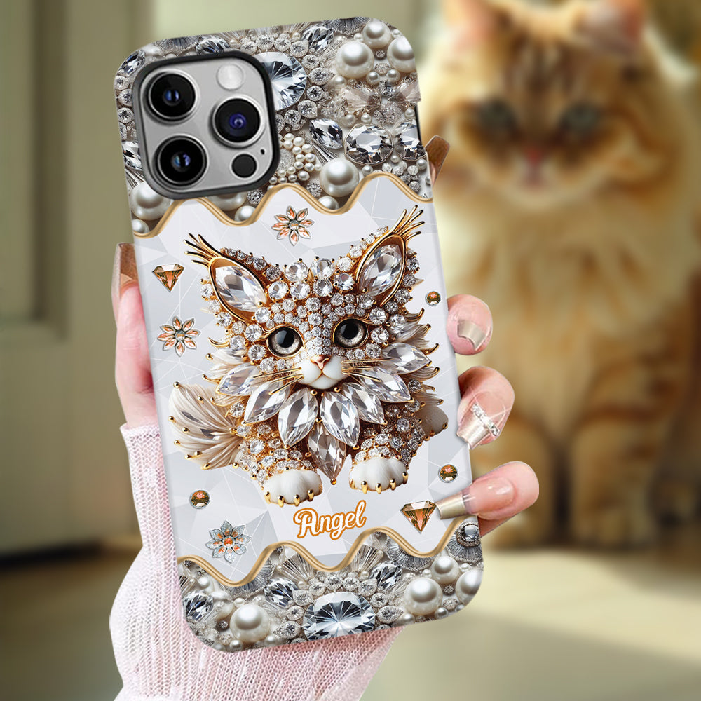Coque de téléphone personnalisée avec motif chat persan « Love Persian Cat »