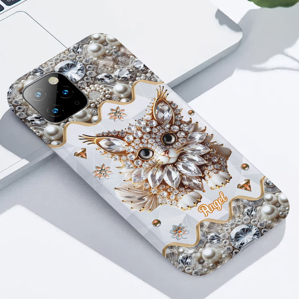Coque de téléphone personnalisée avec motif chat persan « Love Persian Cat »