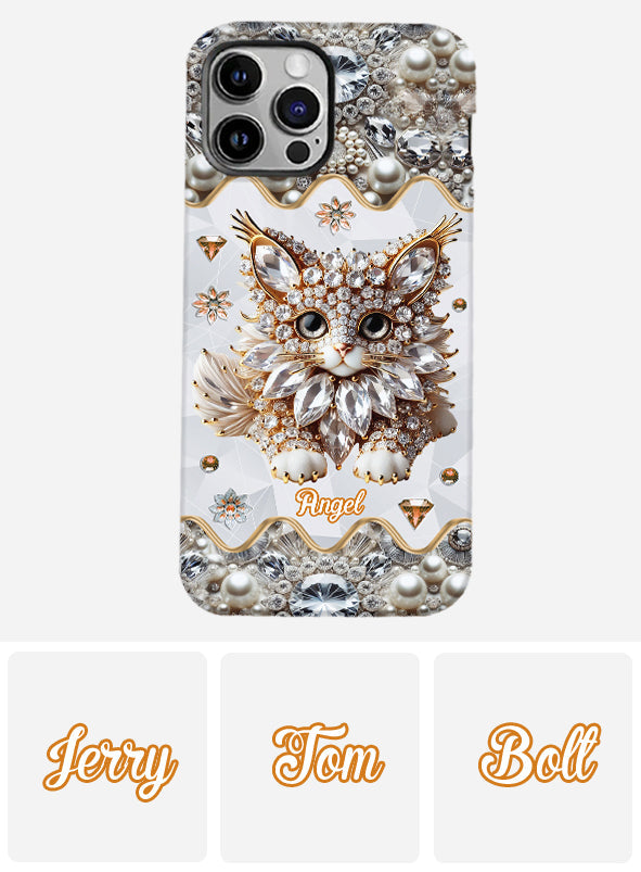 Coque de téléphone personnalisée avec motif chat persan « Love Persian Cat »