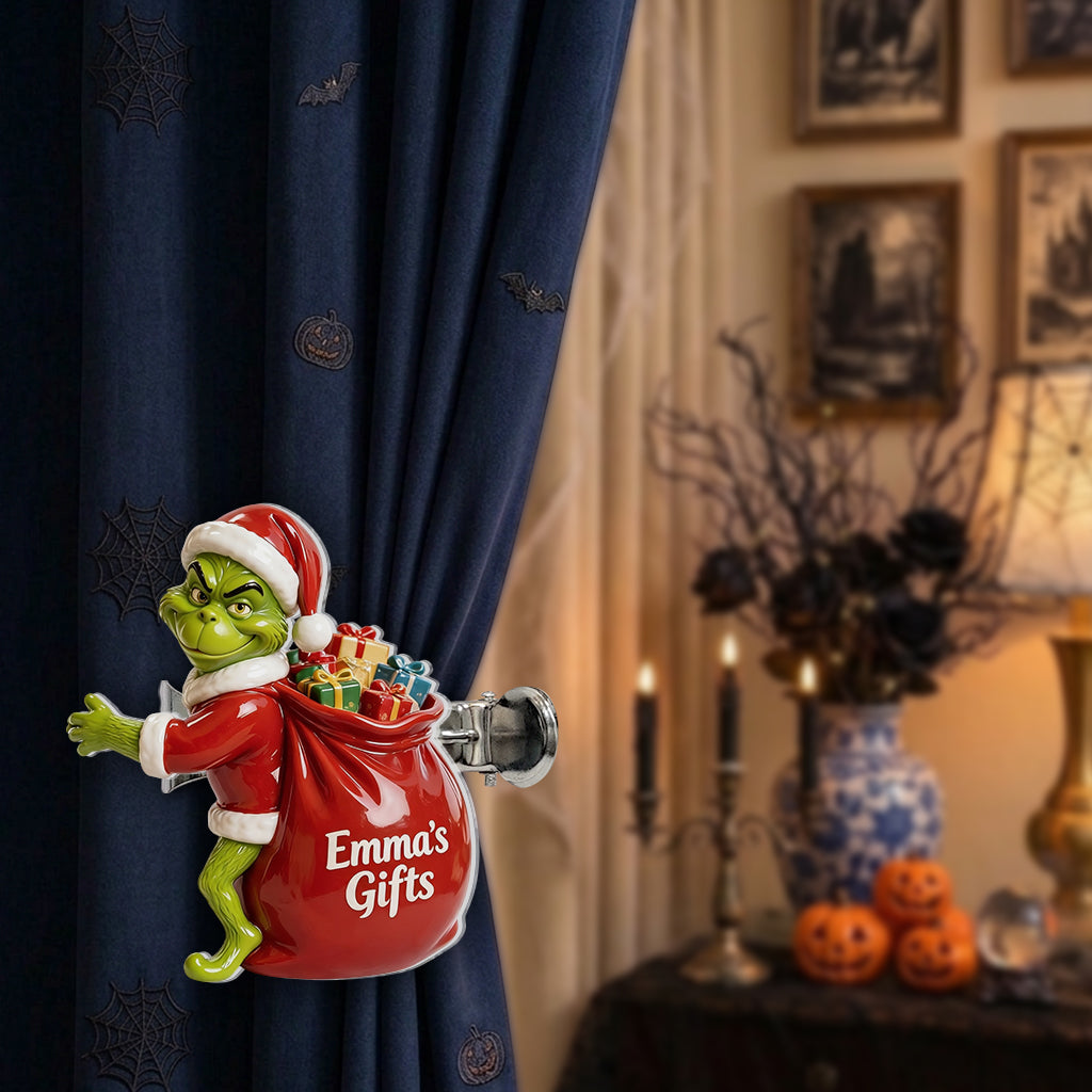Stole Christmas - Personalized Stole Christmas Curtain Tieback