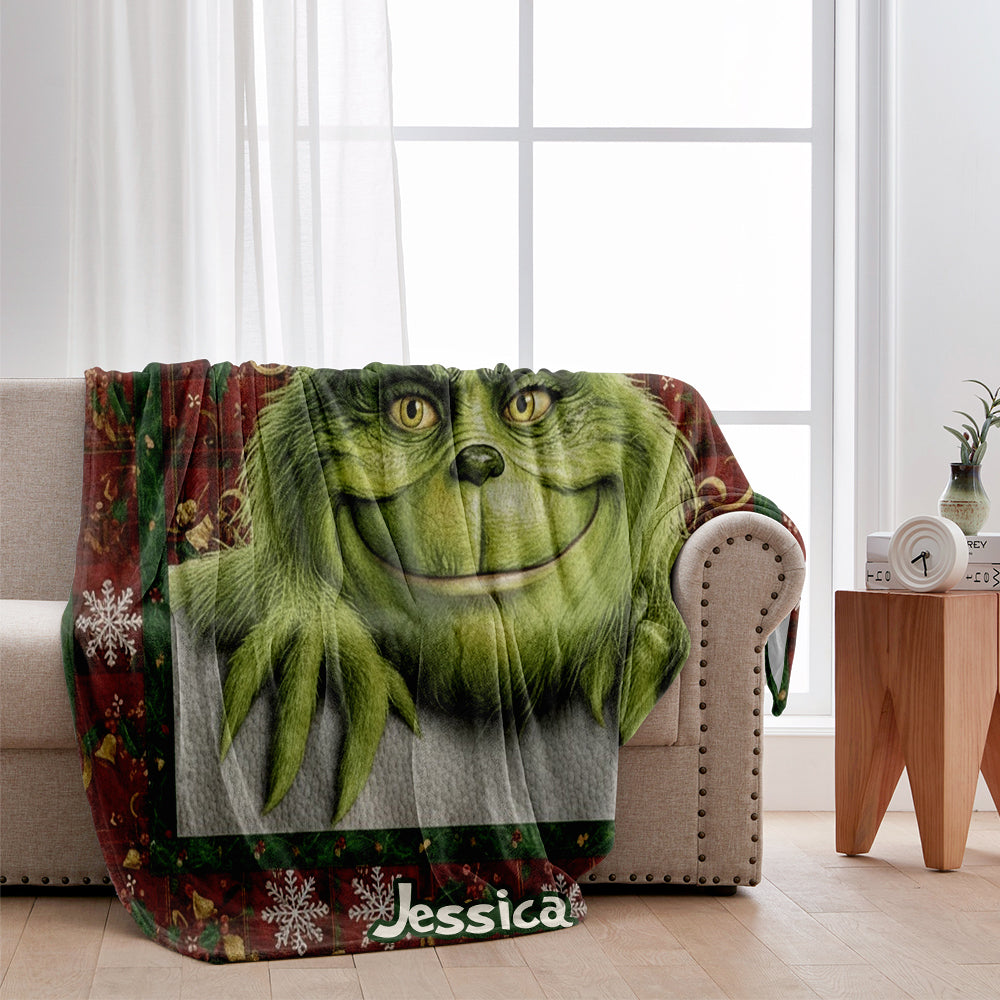 Beliebiger Name – Personalisierte Weihnachtsstola-Decke