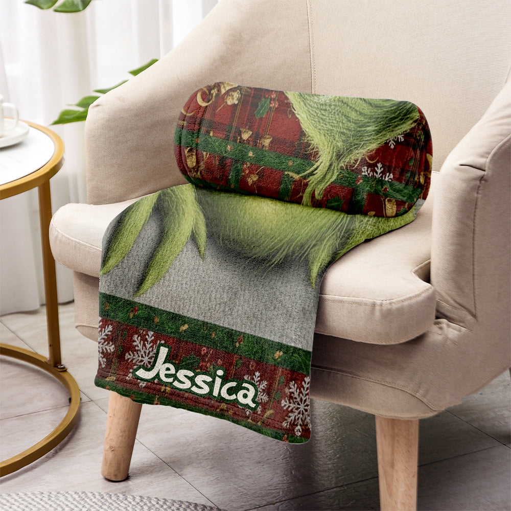 Beliebiger Name – Personalisierte Weihnachtsstola-Decke