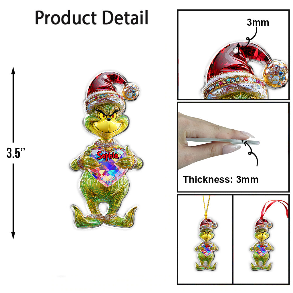 Merry Christmas - Personalized Stole Christmas Ornament