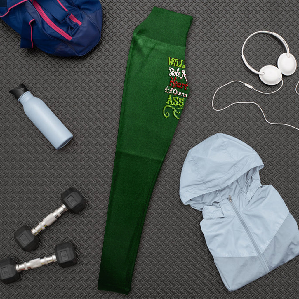 Stole My Heart - Personalisierte Leggings mit dem Aufdruck "Stole Christmas"