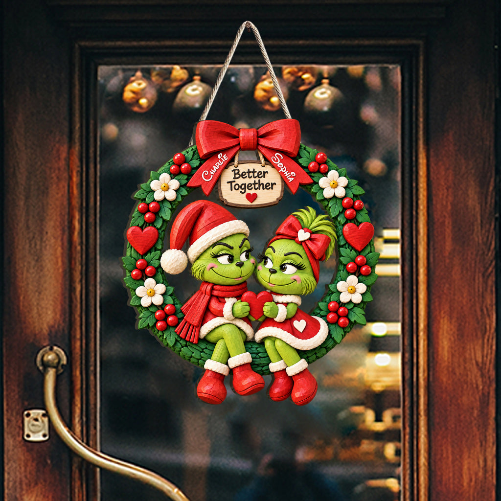 Merry Christmas - Personalized Stole Christmas Custom Shaped Wood Sign