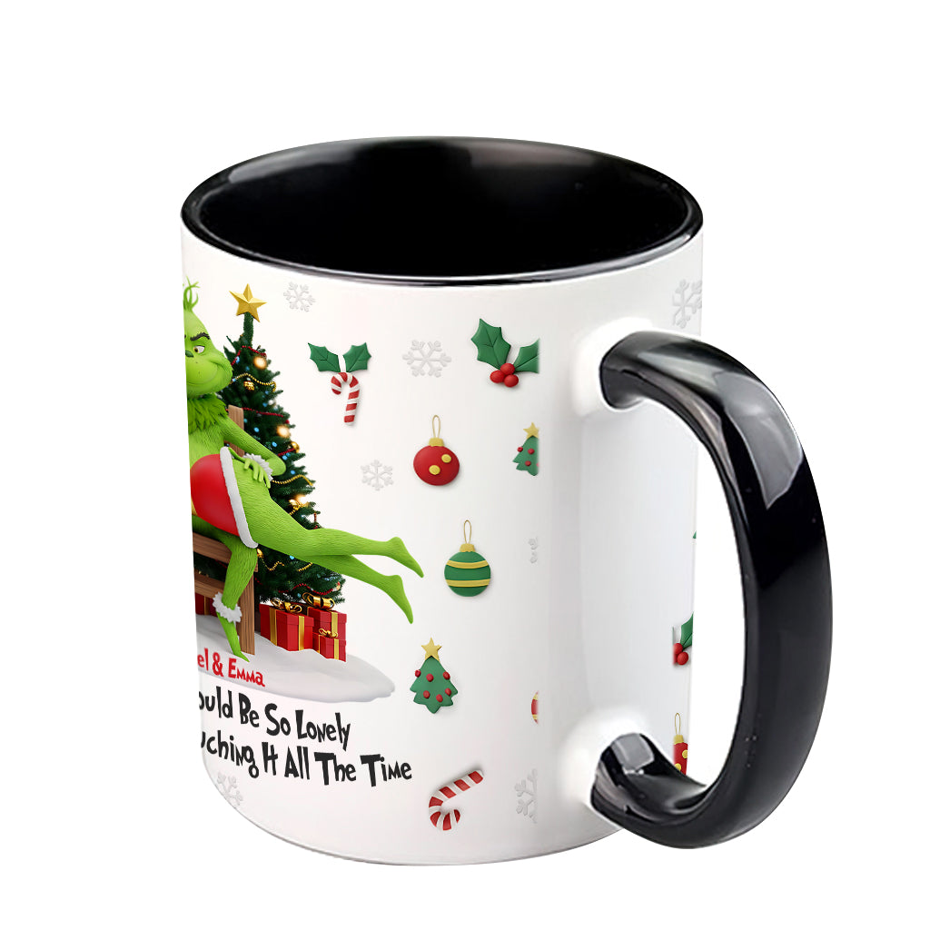 Je t'aime - Mug personnalisé avec étole de Noël