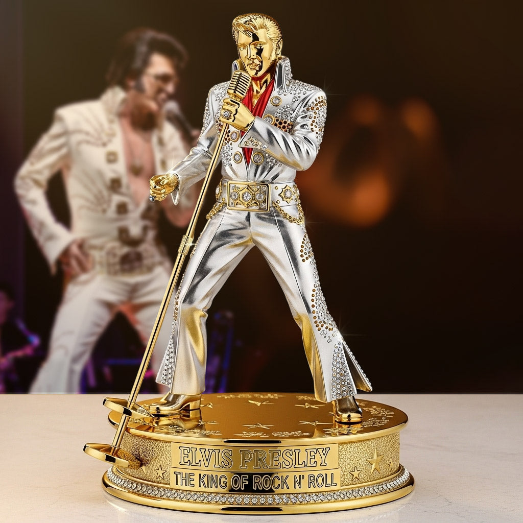 The King Of Rock N' Roll - King of Rock and Roll Custom Shaped Acrylic Plaque