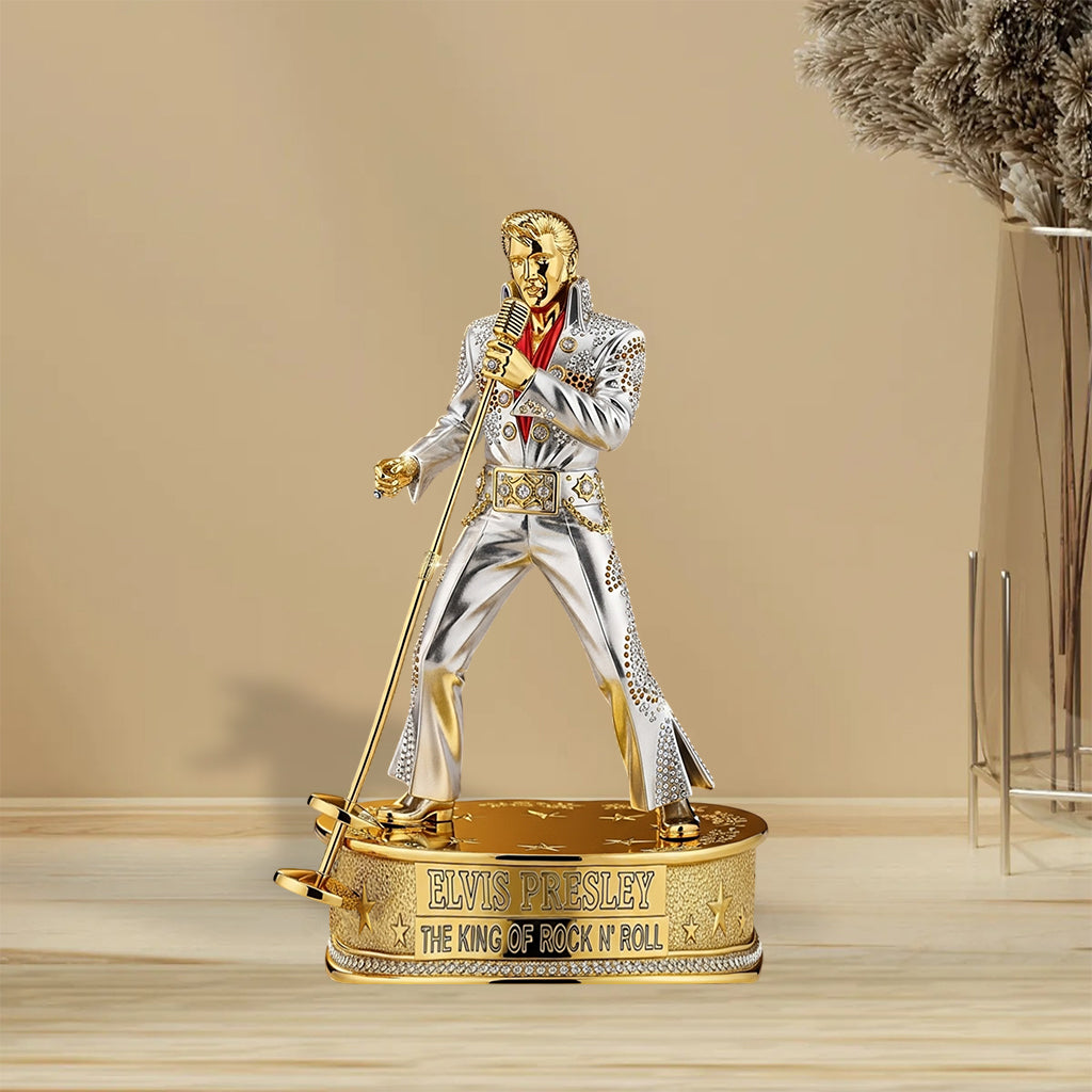 The King Of Rock N' Roll - King of Rock and Roll Custom Shaped Acrylic Plaque