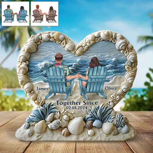 Ensemble depuis - Plaque acrylique personnalisée pour couple