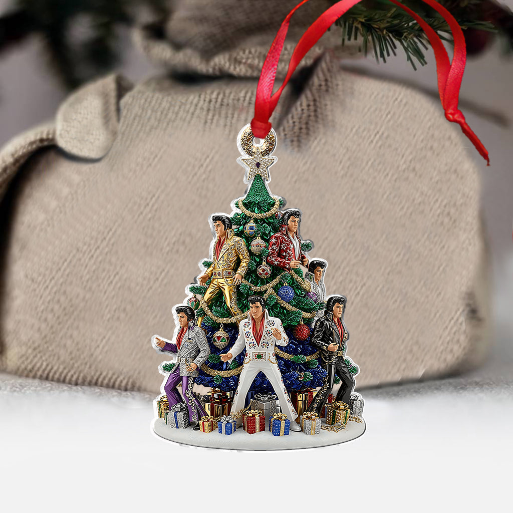Amazing Christmas Tree - Personalized King of Rock and Roll Ornament