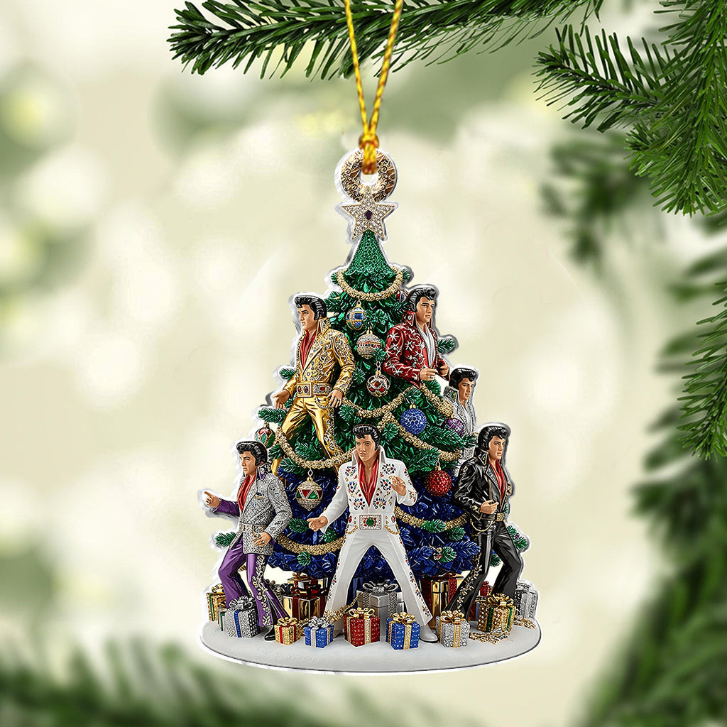 Amazing Christmas Tree - Personalized King of Rock and Roll Ornament