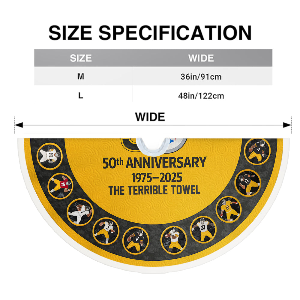 50th Anniversary - American Football Tree Skirt