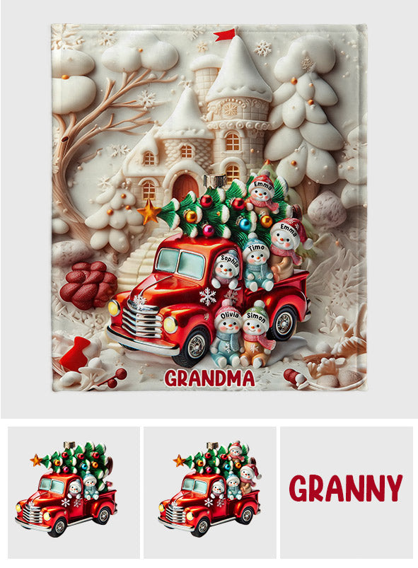 Nana's Cuties – Personalisierte Oma-Decke