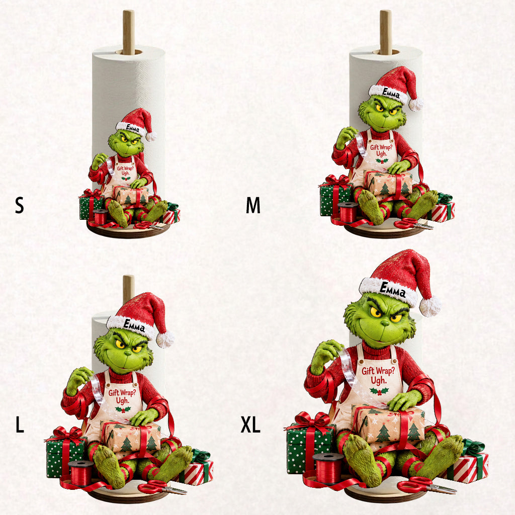 Gift Wrap - Personalized Stole Christmas Paper Towel Stand