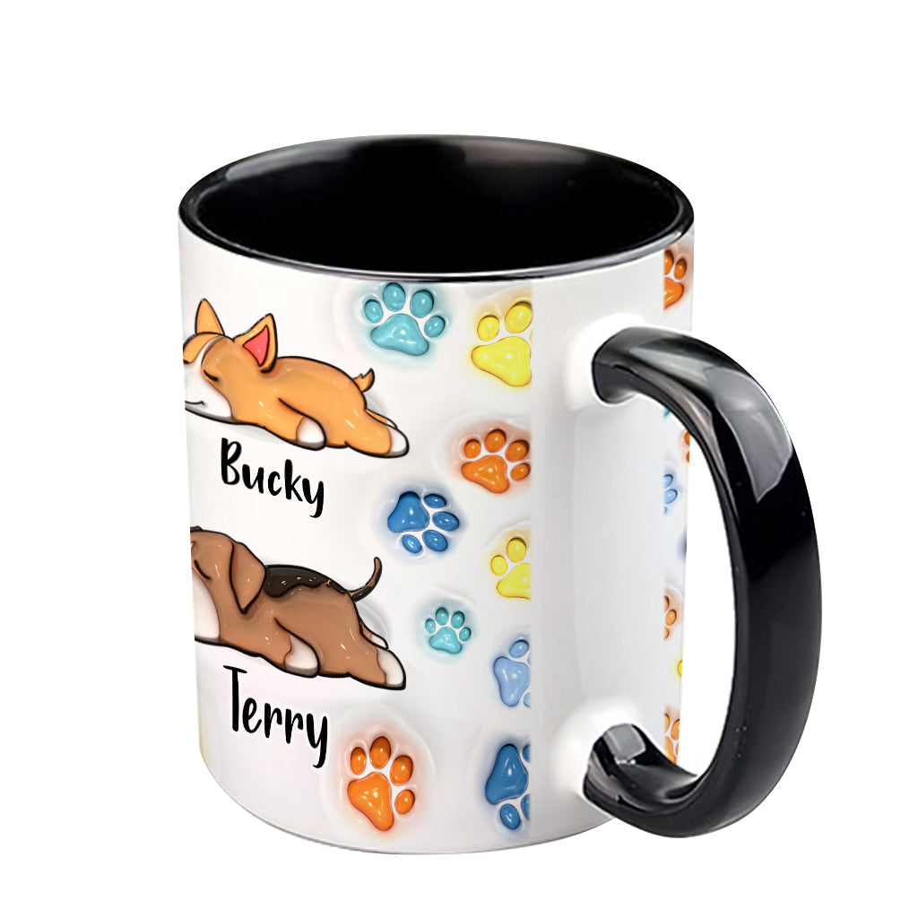 We're Yours - Personalized Dog Accent Mug