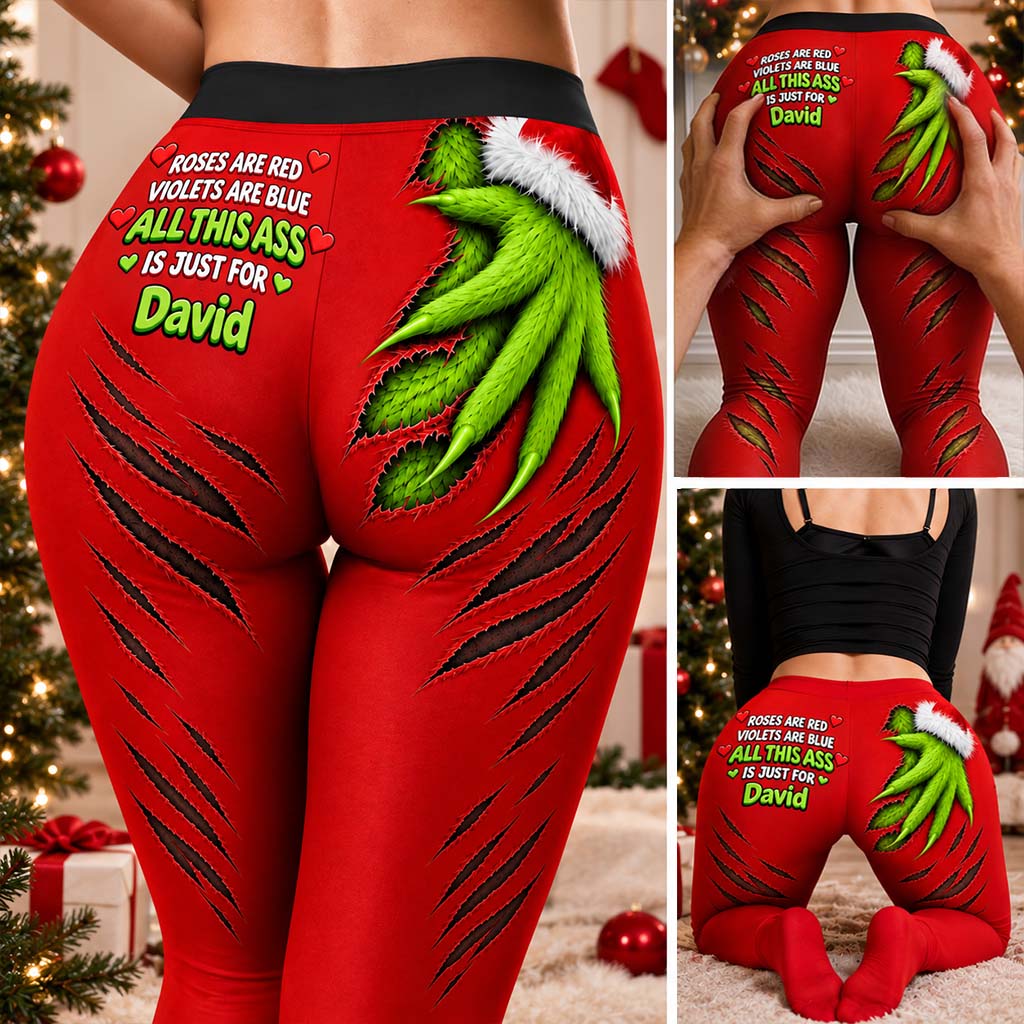 All Is For My Husband/ Partner/ Boyfriend/ Girlfriend - Personalized Stole Christmas Women Pantyhose Tights