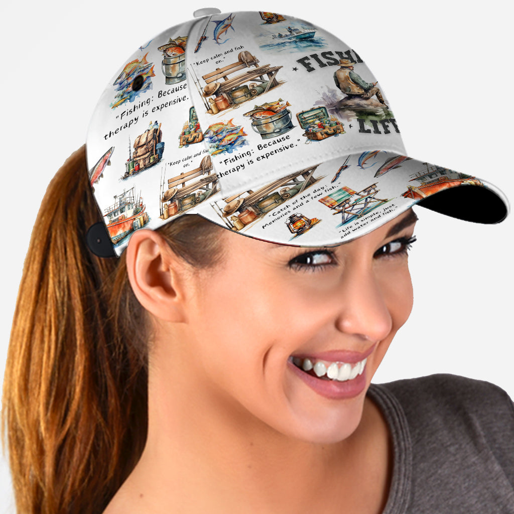 Passionné de pêche ? Casquette de pêche classique personnalisée