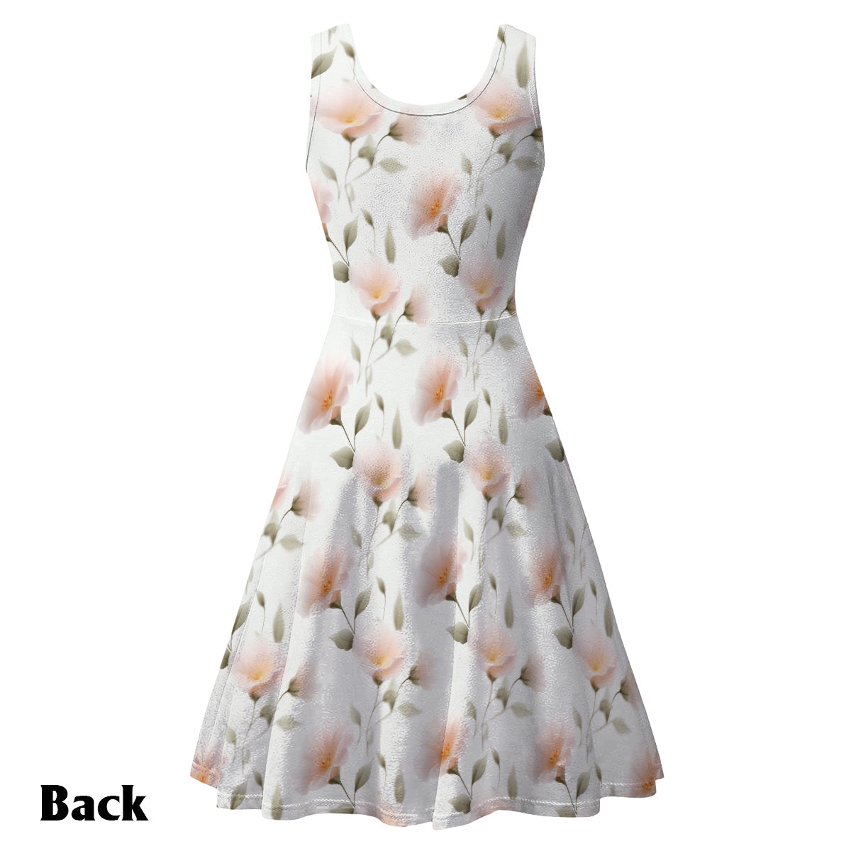 Niedliche Kätzchen - Personalisiertes ärmelloses Katzenkleid