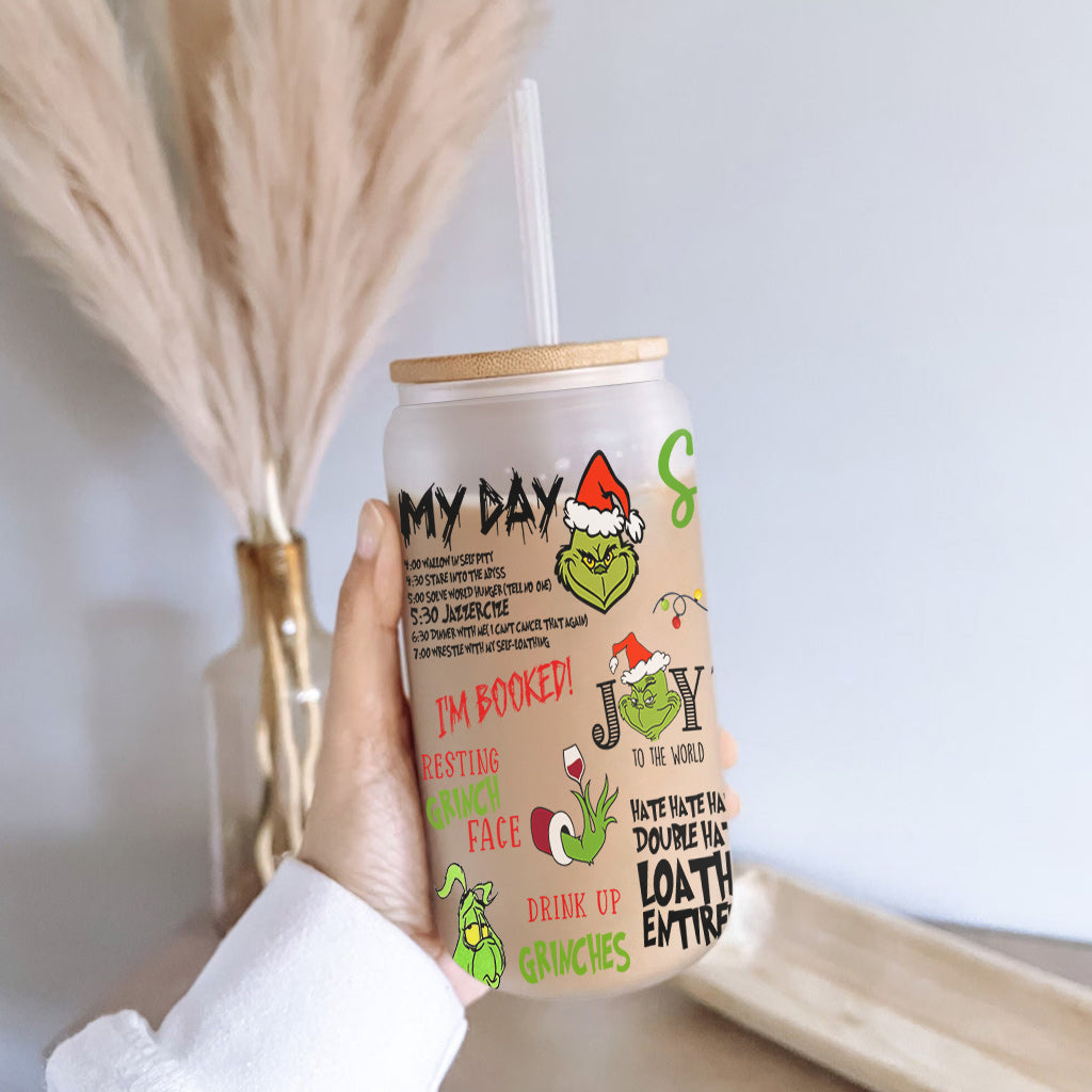 Ich bin ausgebucht – personalisierte Weihnachtsstola aus Glas