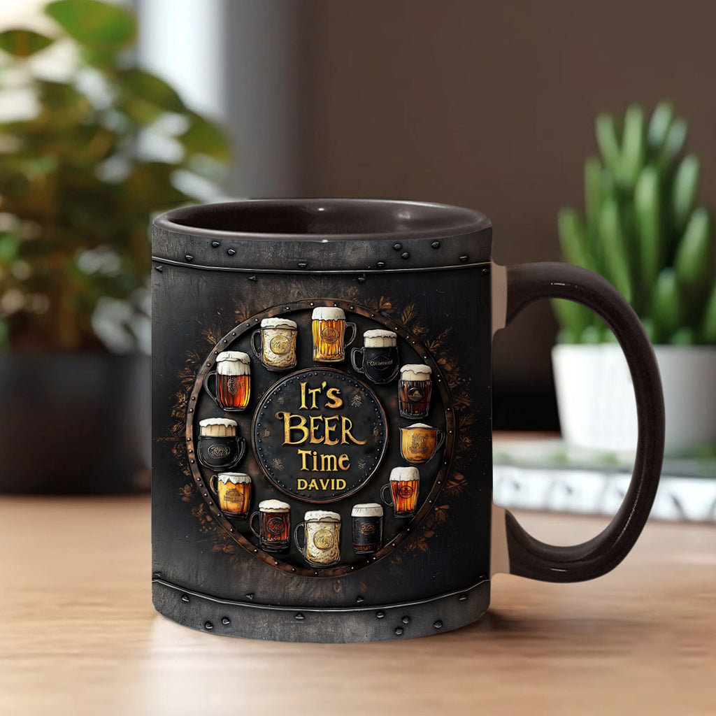 Zeit für ein Bier – personalisierter Bierkrug
