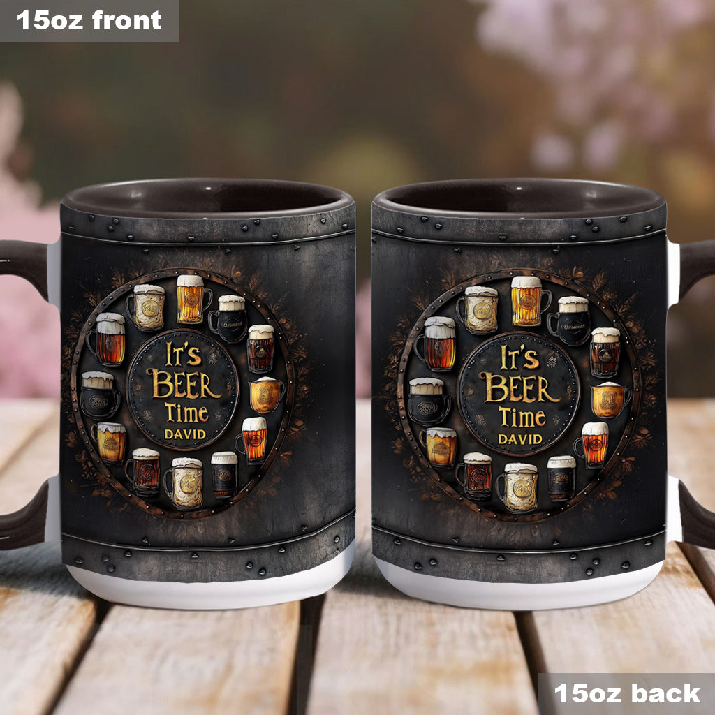 Zeit für ein Bier – personalisierter Bierkrug