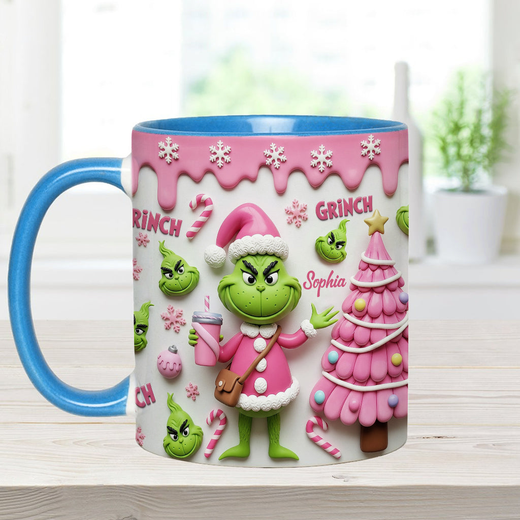 Merry Grinchmas - Personalized Stole Christmas Accent Mug