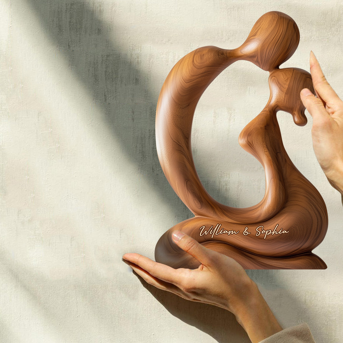 Toi et moi, on gère - Plaque en bois personnalisée pour couple