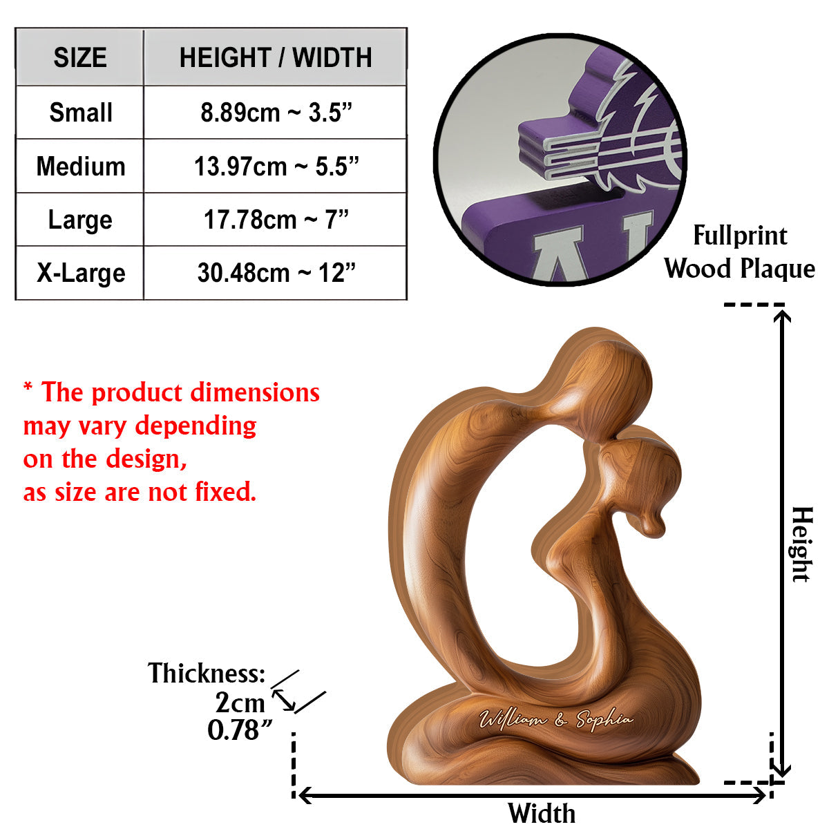 Toi et moi, on gère - Plaque en bois personnalisée pour couple