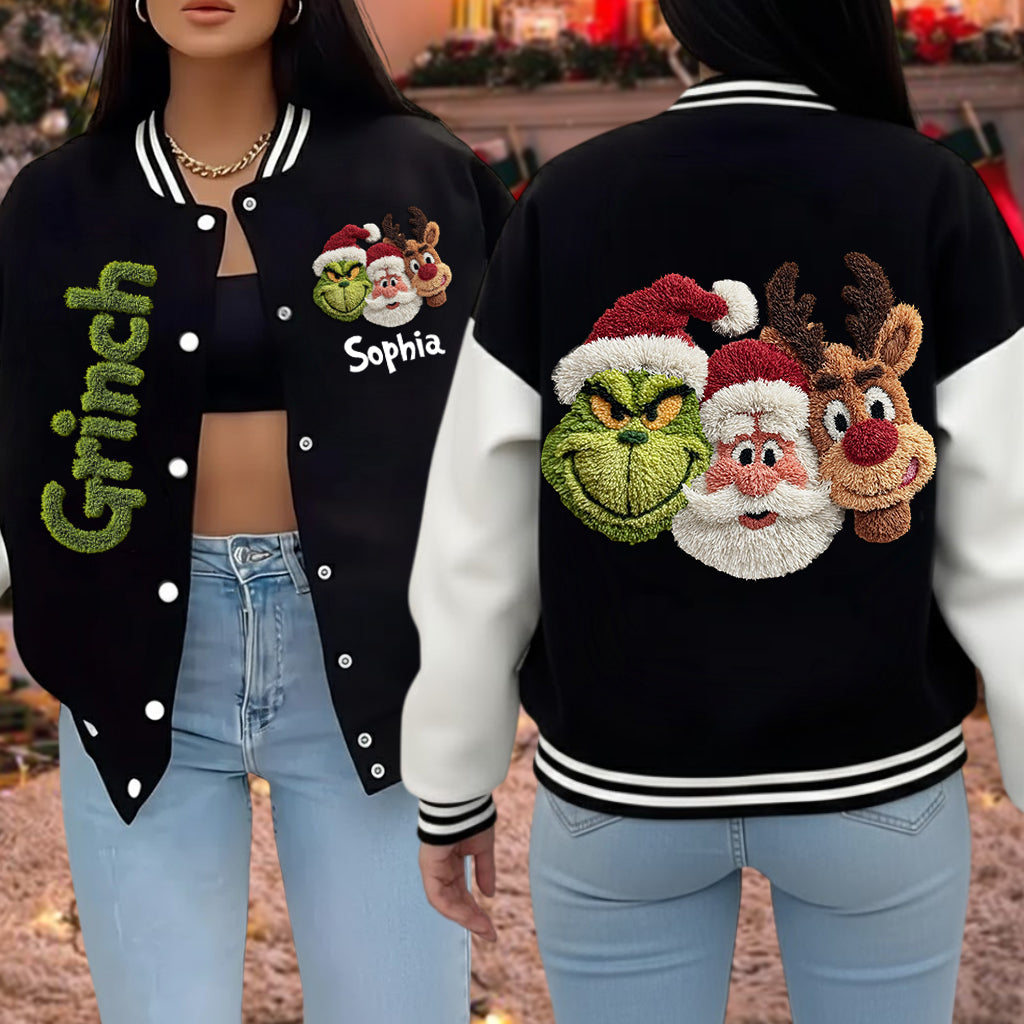 Frohe Weihnachten – Personalisierte Stola, Collegejacke