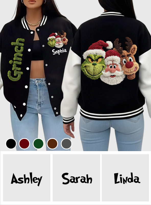 Frohe Weihnachten – Personalisierte Stola, Collegejacke