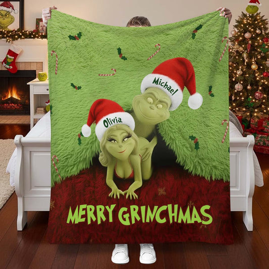 Activité préférée pour ce Grinchmas - Couverture de Noël personnalisée