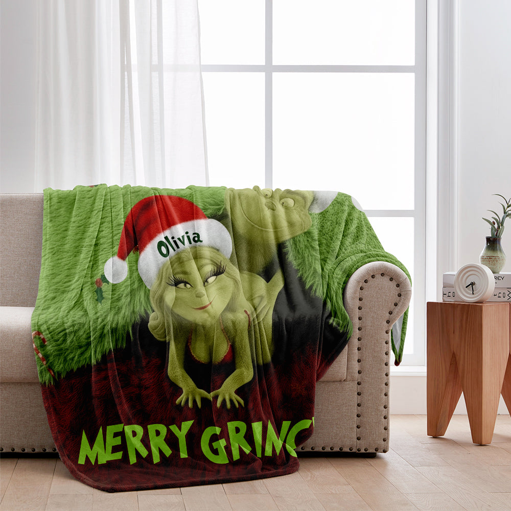 Activité préférée pour ce Grinchmas - Couverture de Noël personnalisée