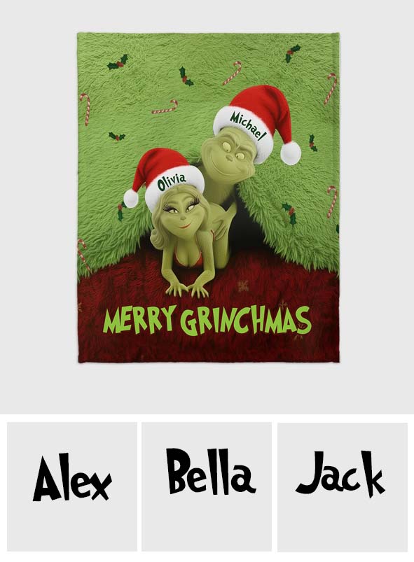 Activité préférée pour ce Grinchmas - Couverture de Noël personnalisée
