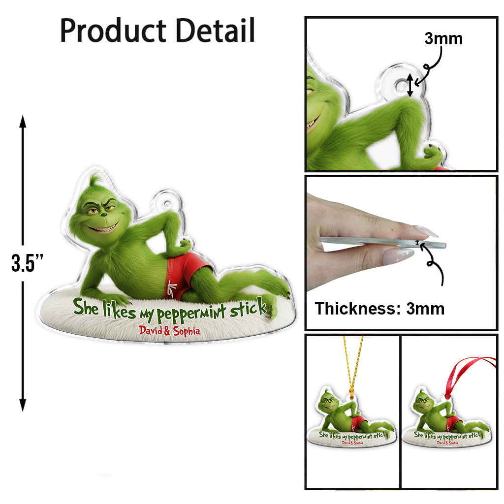 Cadeau de Noël pour couples - Étole personnalisée - Ornement de Noël
