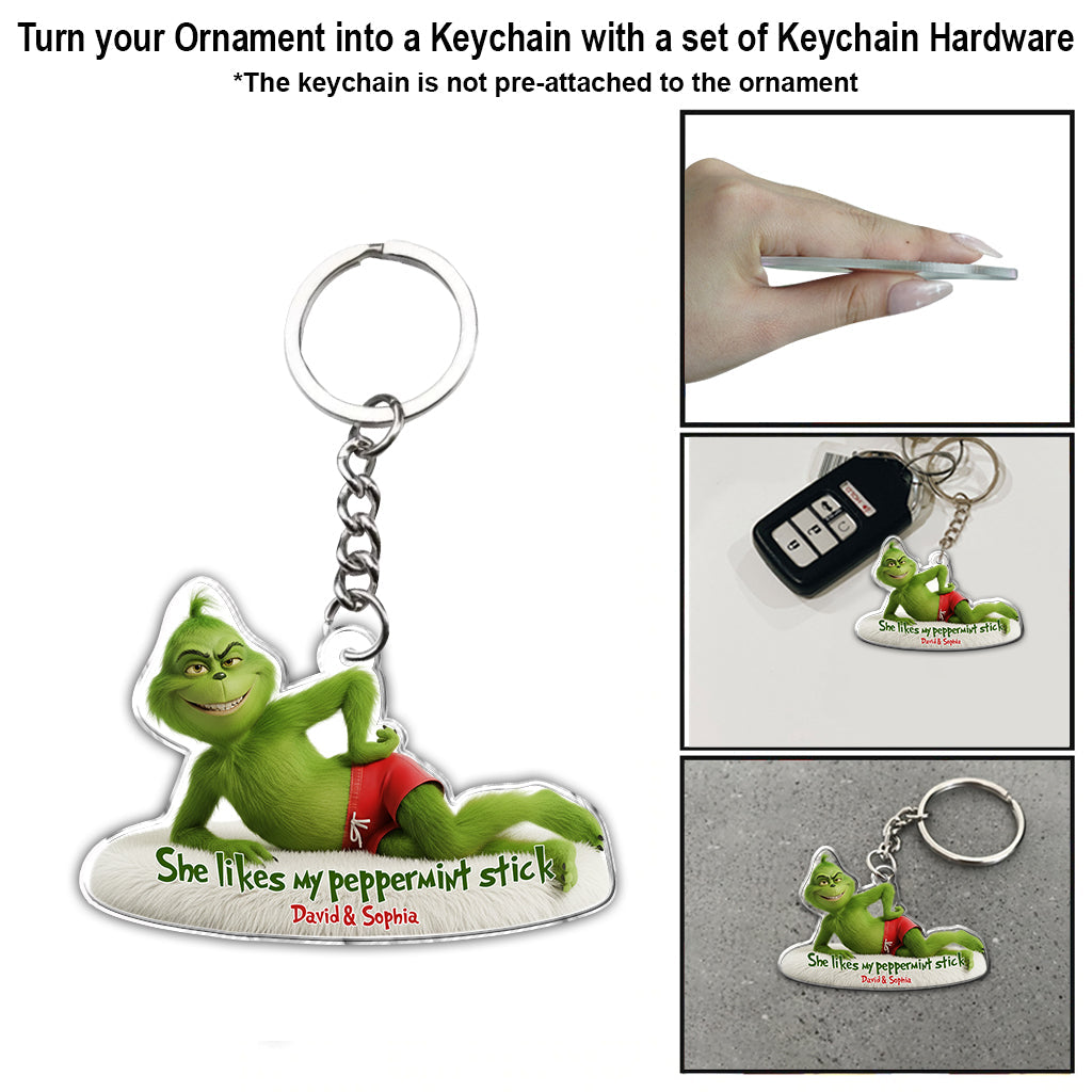 Cadeau de Noël pour couples - Étole personnalisée - Ornement de Noël