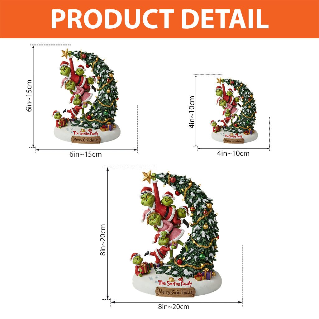 Family Gifts - Personalized Stole Christmas Custom Shaped Acrylic Plaque